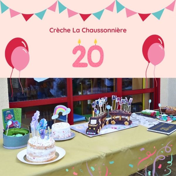 Les 20 ans de la crèche La Chaussonière