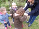 Chasse aux oeufs à la crèche