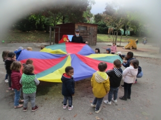 Le parachute, que du bonheur!!